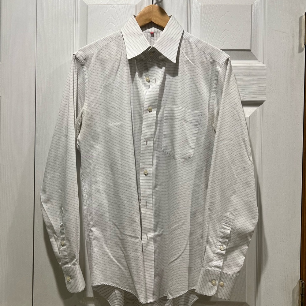 Uniqlo White Men's Dress Shirt